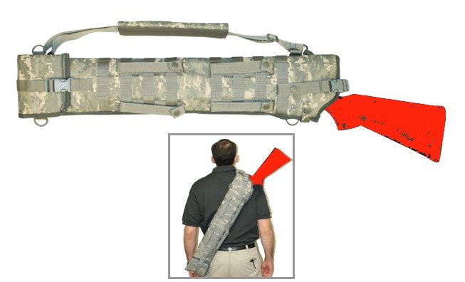 Adjustable zippered opening for pistol grip configuration